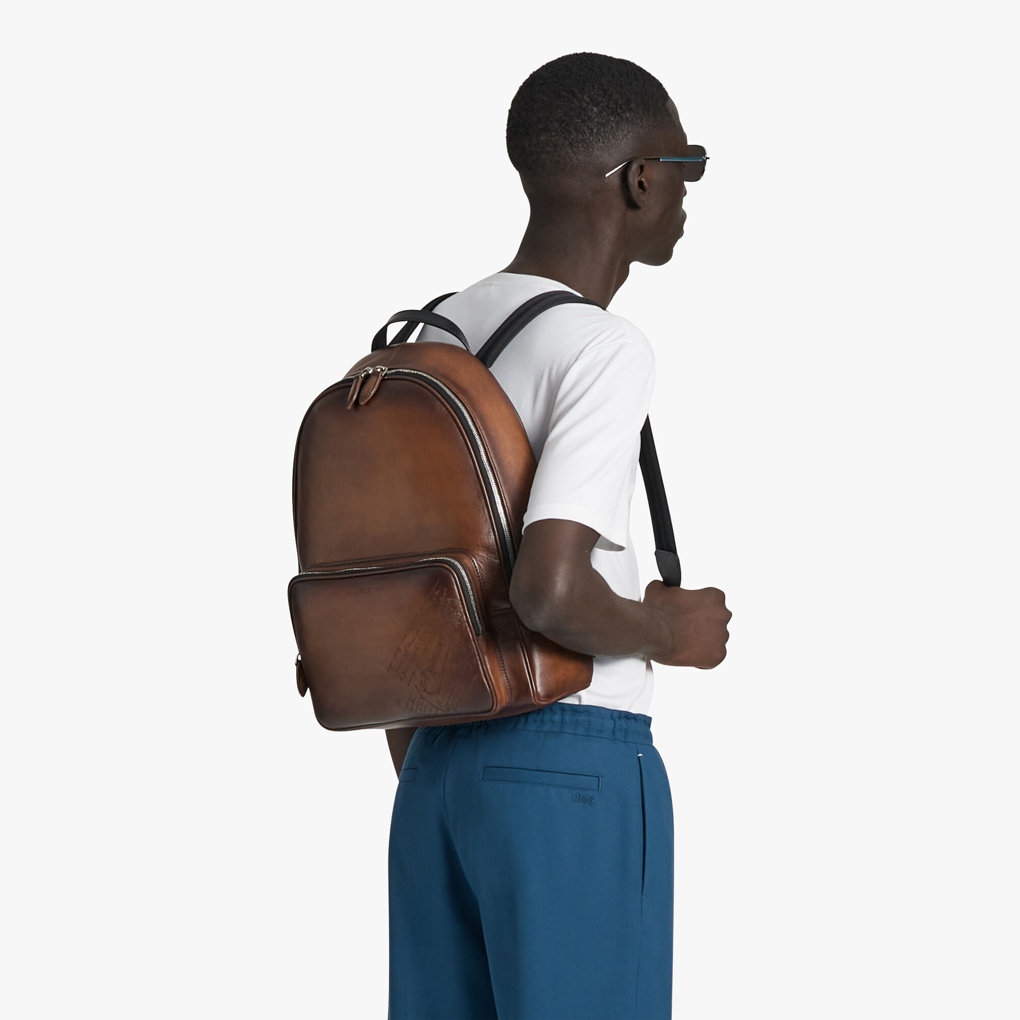 Sac À Dos Time Off En Cuir Scritto Swipe