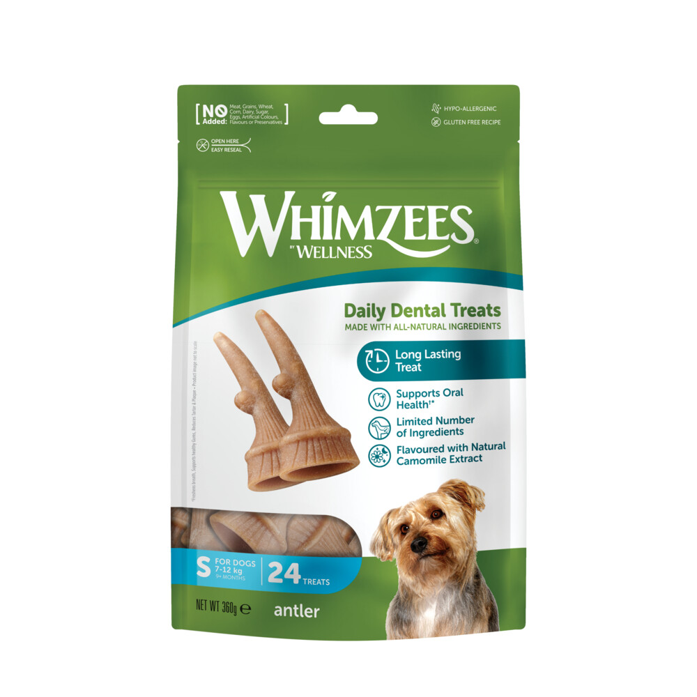 Whimzees Voordeelverpakking Occupy Antler S24 stuks