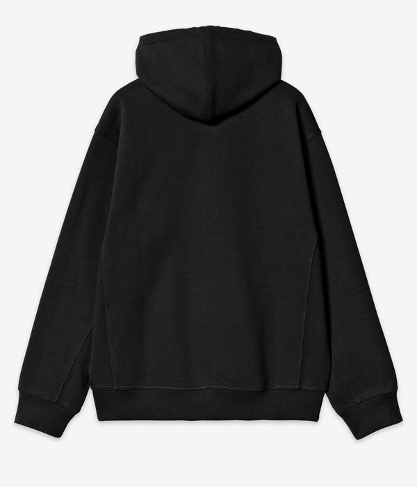 Carhartt WIP American Script Hooded Zip-Hoodie (black)