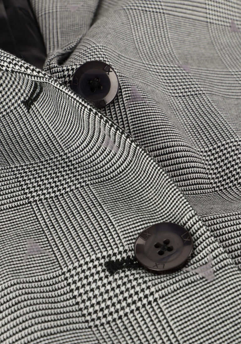 ALIX THE LABEL grijze alix the label blazer ladies woven special checked blazer