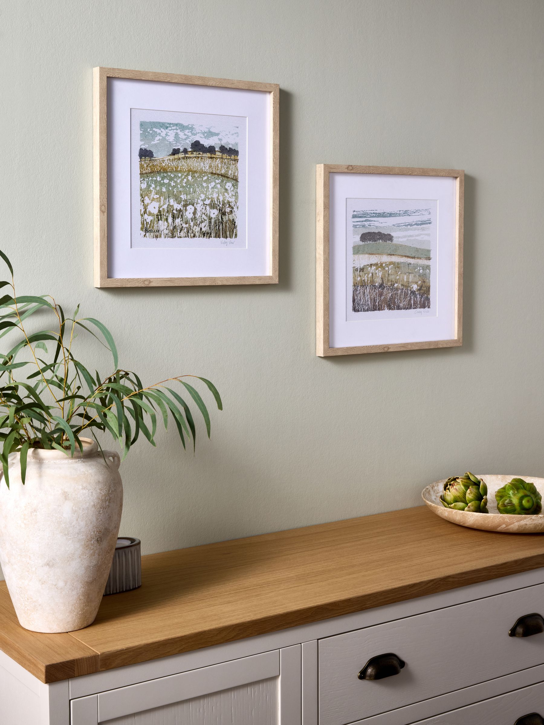Set of 2 Landscape Framed Print Wall Arts