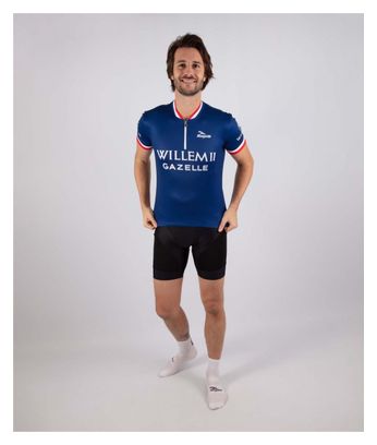 Maillot Manches Courtes Velo Rogelli Willem 2 - Homme - Bleu