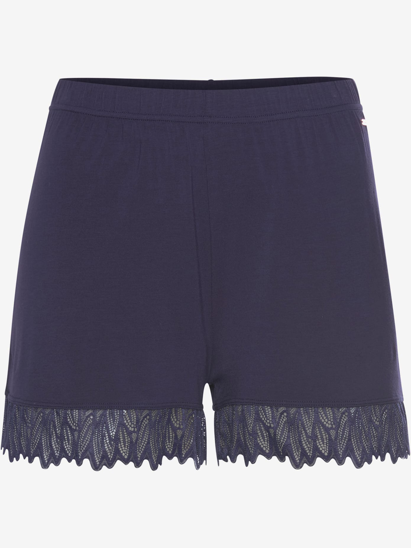 Short de nuit short avec détails en dentelle