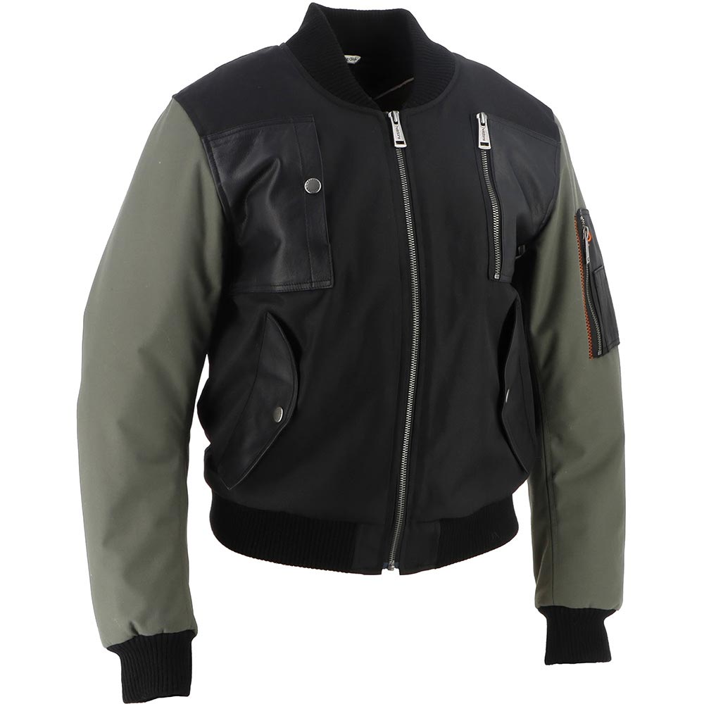 Helstons - Blouson femme H-Bomb Noir / Kaki