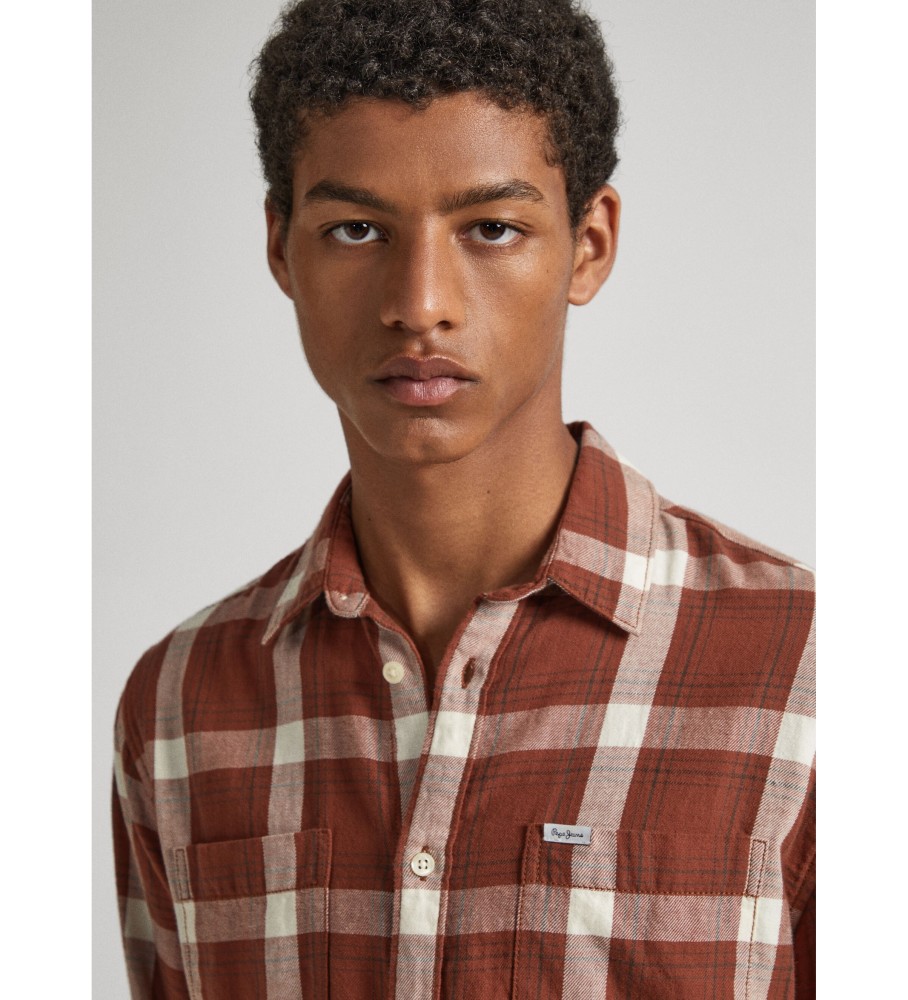 Camisa laranja Pepe Jeans Corbus