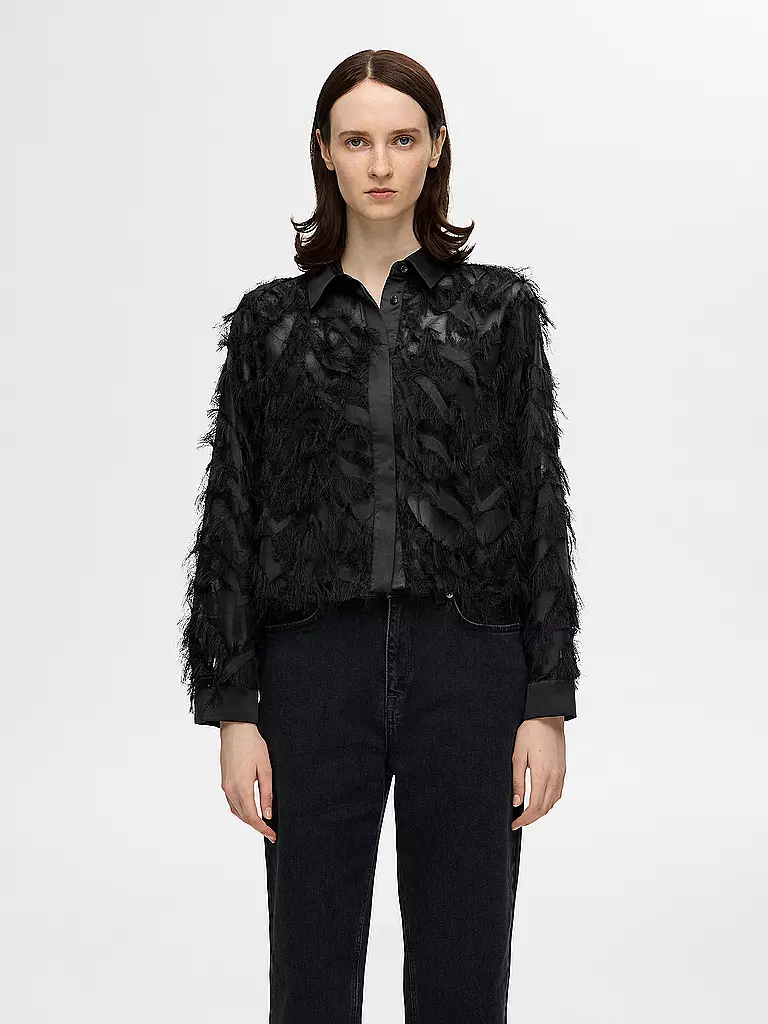 SELECTED FEMME Bluse SLFMYLINE schwarz
