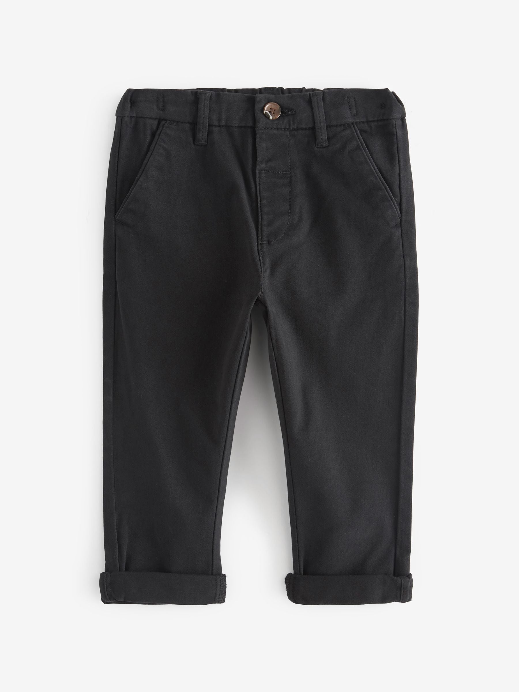 Zwart - Stretch Chino Broek (3mnd-7jr)