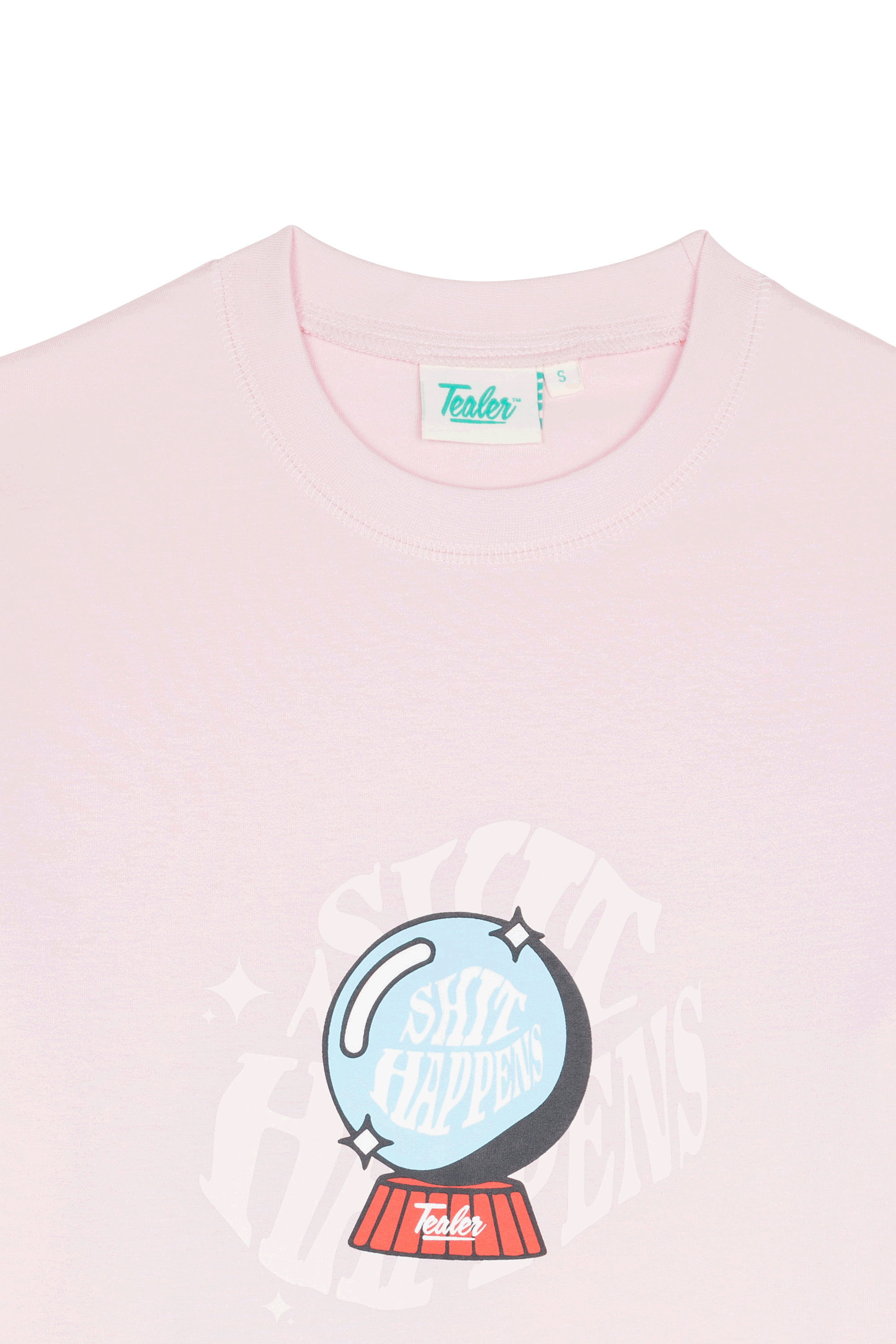 TEALER T-shirt  TS SHIT HAPPENS Rose