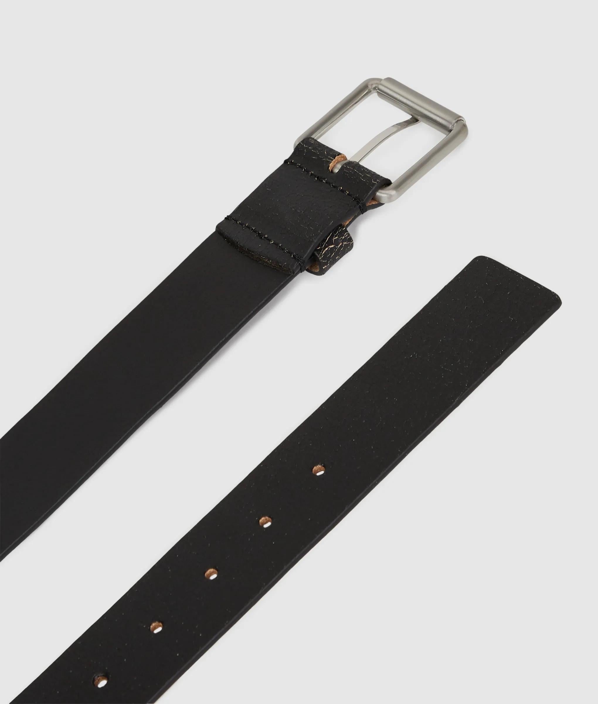 Verweerde leren riem