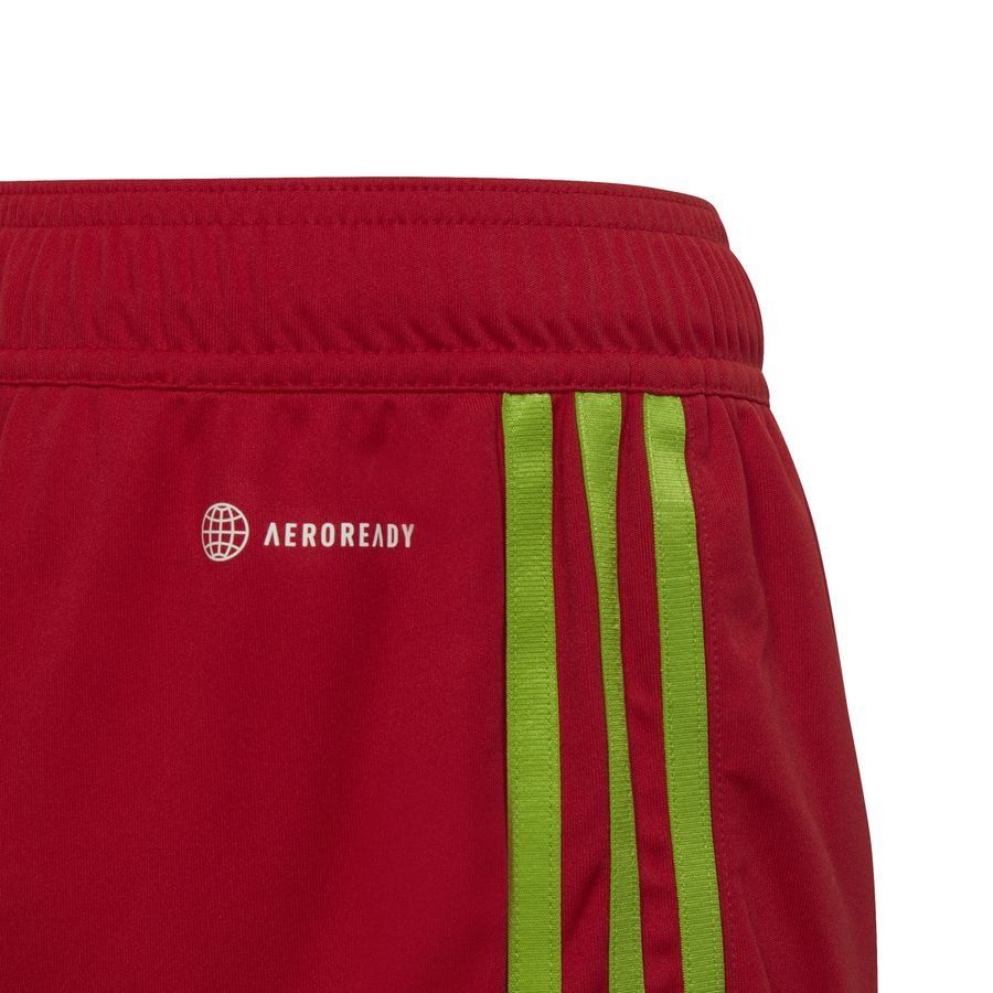 adidas Short d'Entraînement Tiro 23 League - Rouge/Vert Enfant