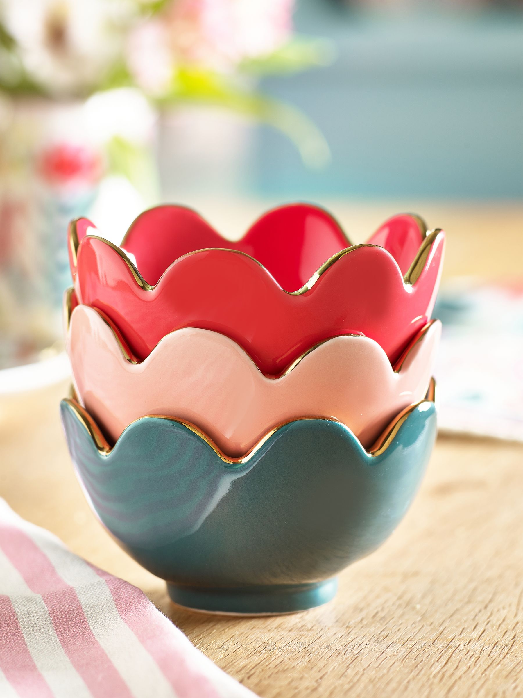 Lucy Tiffney - Set van 3 dipschaaltjes