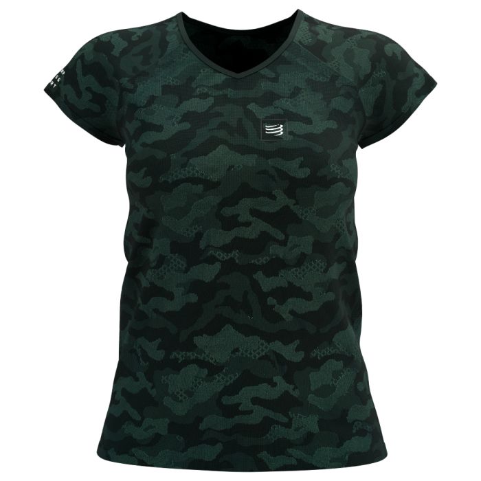 Compressport Dame T-shirts Training SS T-shirt Grøn