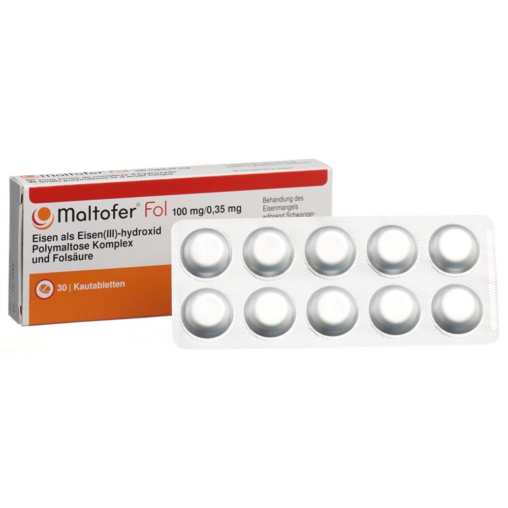MALTOFER Fol<br>30 Stück, Blister, Kautablette