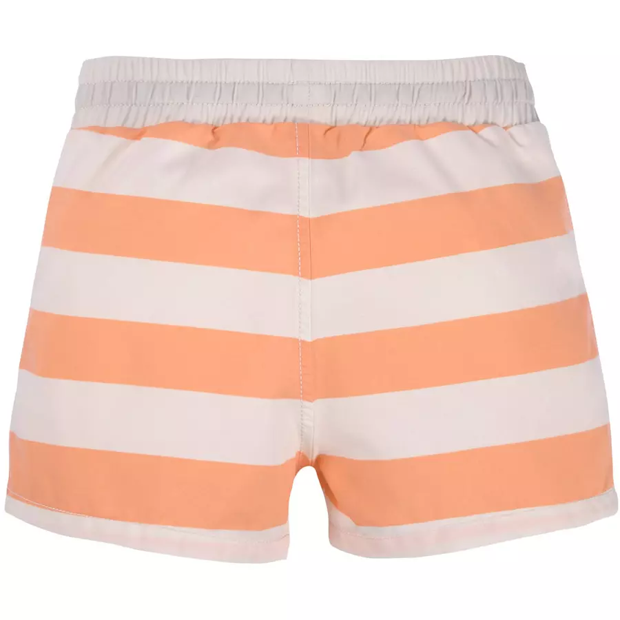 LÄSSIG Badehose Block Stripes weiß rosa orange