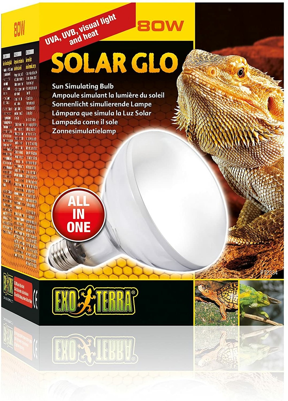 Ampoule solar glo uvb200 80w