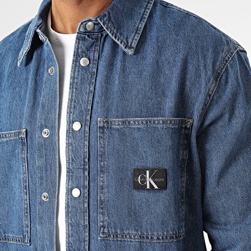 Chemise En Jean Manches Longues Relaxed Linear 2389 Bleu Denim
