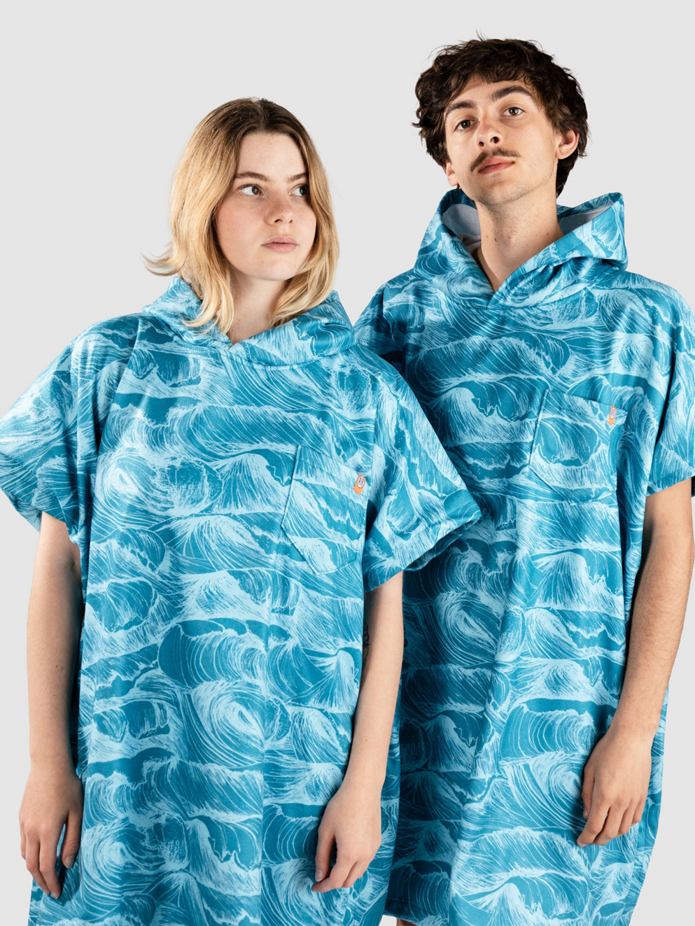 After Ocean Surf Poncho blue