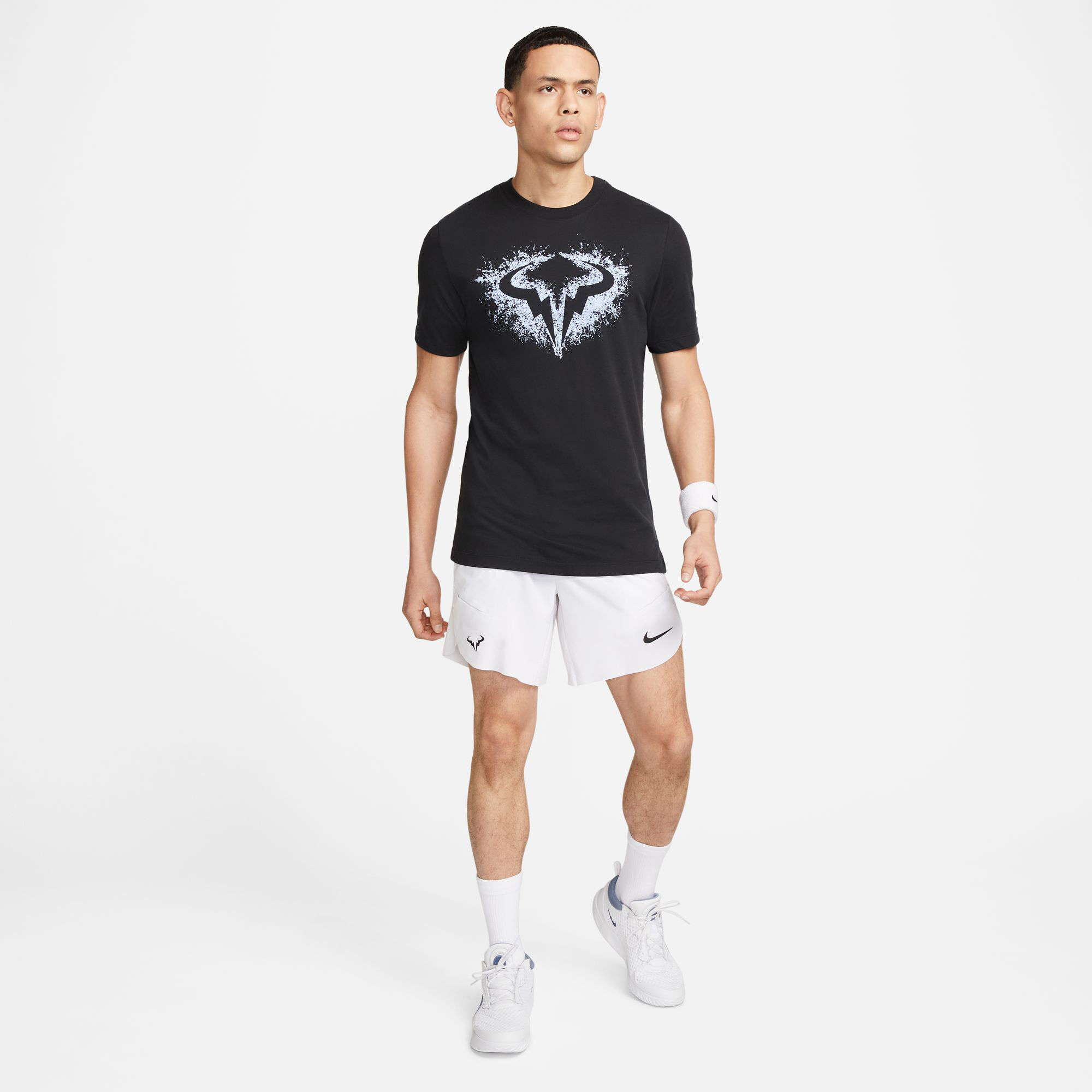 Nike Dri-Fit RAFA MNK 7in Shorts Hommes - Blanc