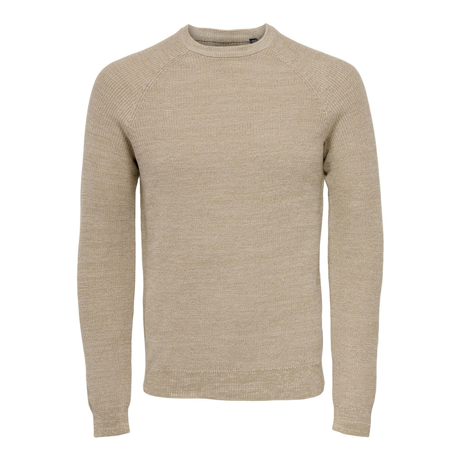 ONLY & Sons  Dennis 12 Structuur Raglan Crew Neck Knit