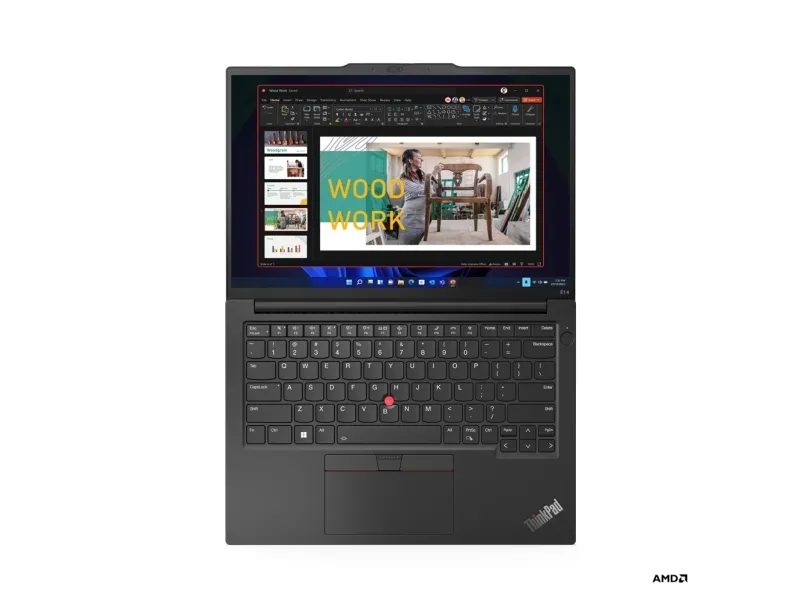 Lenovo ThinkPad E14 Gen 5 21JR - 180° hængselsdesign - AMD Ryzen 5 - 7530U / op til 4.5 GHz - Win 11 Pro - Radeon Graphics - 16 GB RAM - 512 GB SSD TCG Opal Encryption 2, NVMe - 14