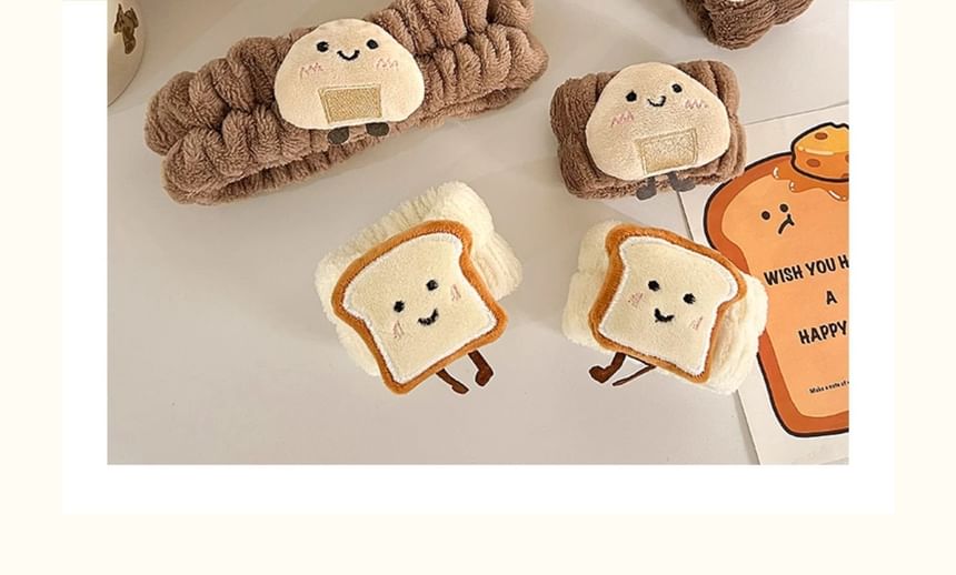 Coolkiss - Toast / Rijstbal Gezichtsreiniger Hoofdband / Polsband / Set