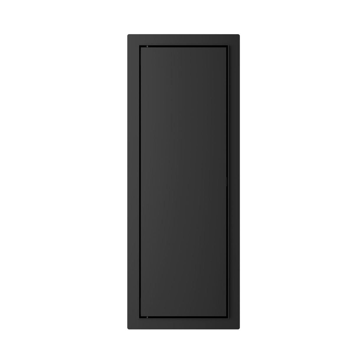 Saniclear Hide inbouw toiletborstel mat zwart