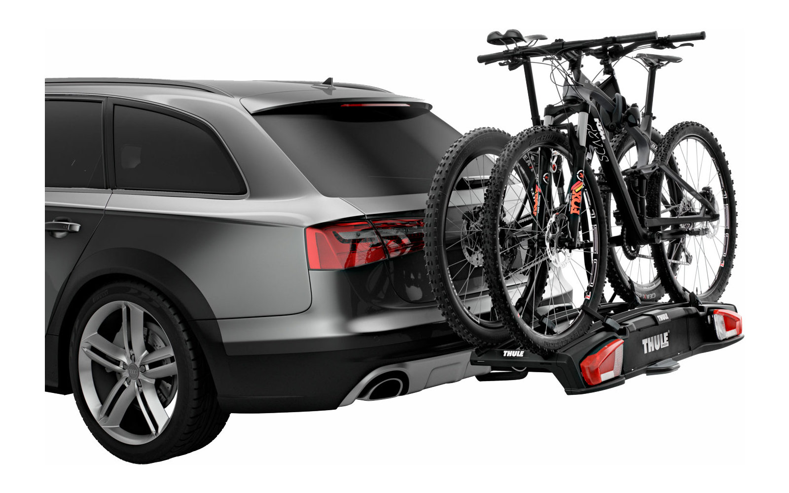 Thule VeloSpace XT2 Fahrradträger Anhängerkupplung 2 Räder Schwarz/Alu