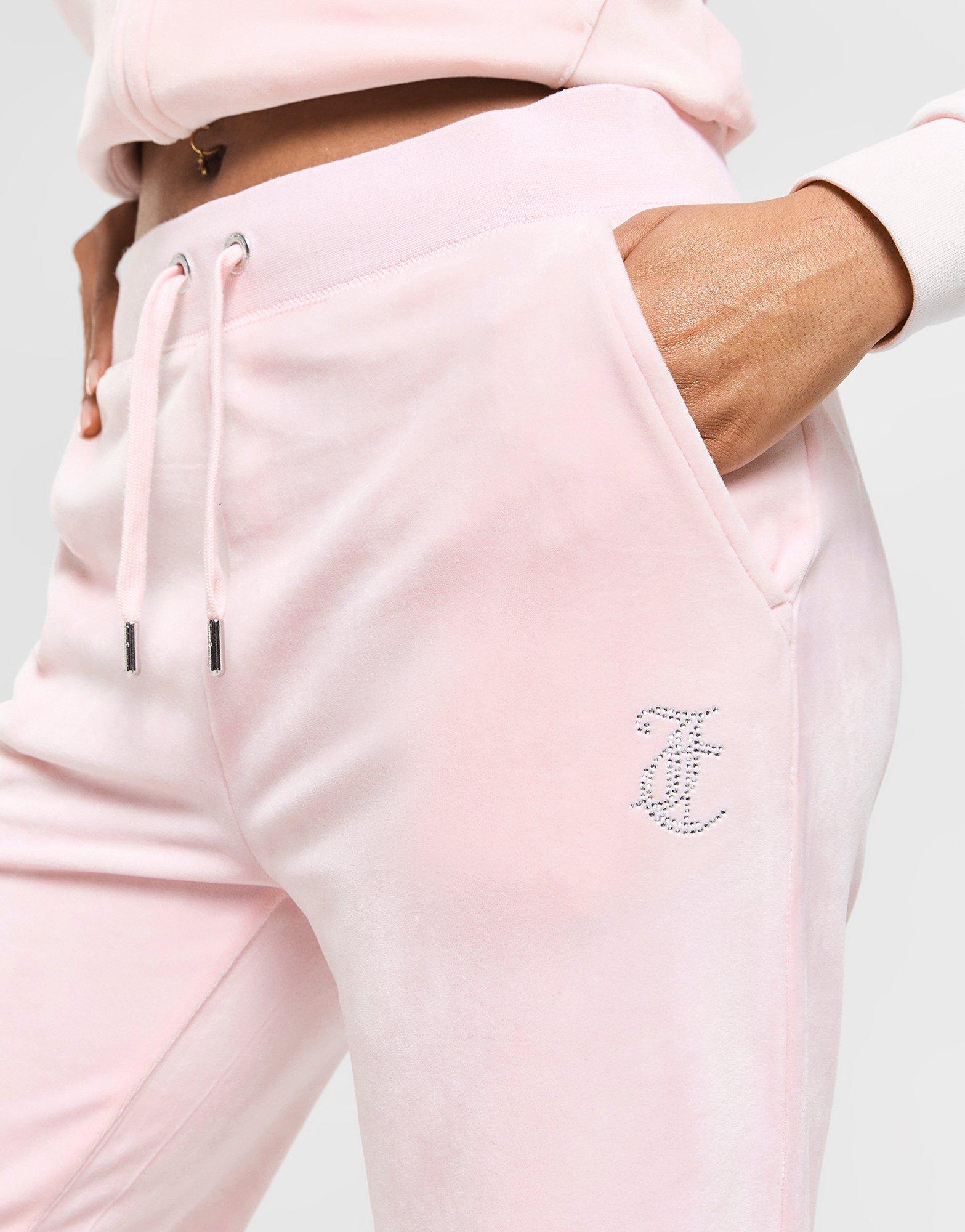 JUICY COUTURE Pantalon de jogging Diamante en Velours Femme