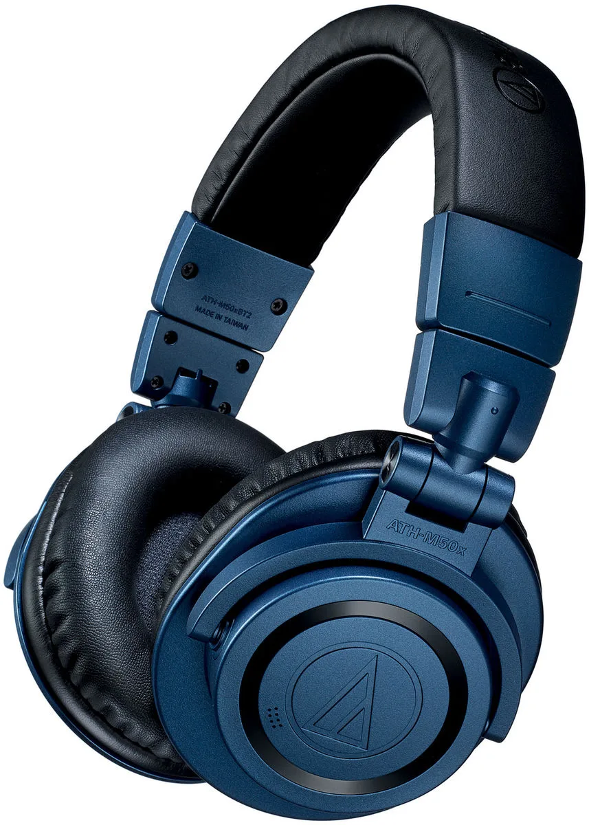 Audio-Technica ATH-M50xBT2 Bleu Casques Bluetooth