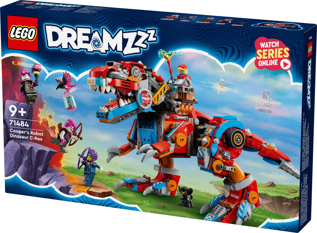 Leuke bouwset2-in-1 Coopers robotdinosaurus C. Rex Dinosaurus Speelgoed voor Kinderen 71484 DREAMZzz