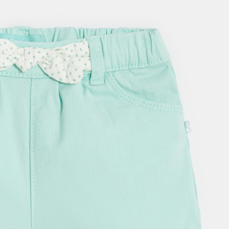 Short nœud fantaisie bleu bébé fille Bleu