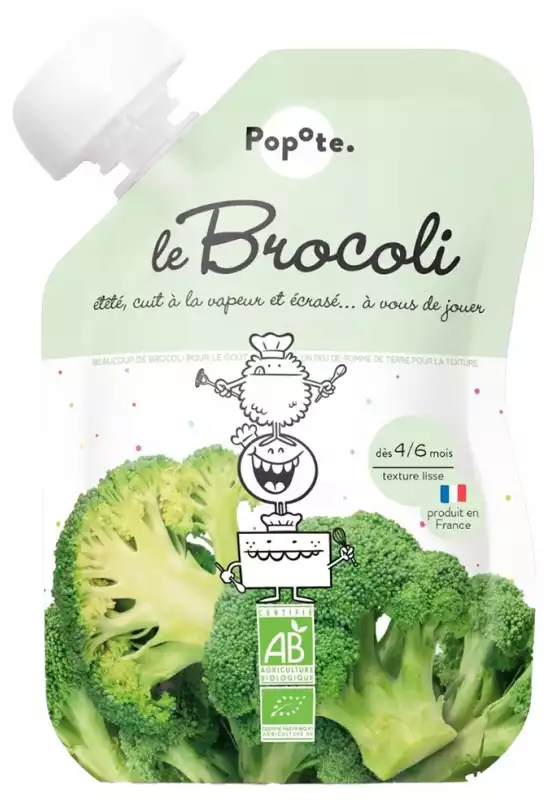 Petite gourde de Brocoli dès 6 mois - L'unité 120g