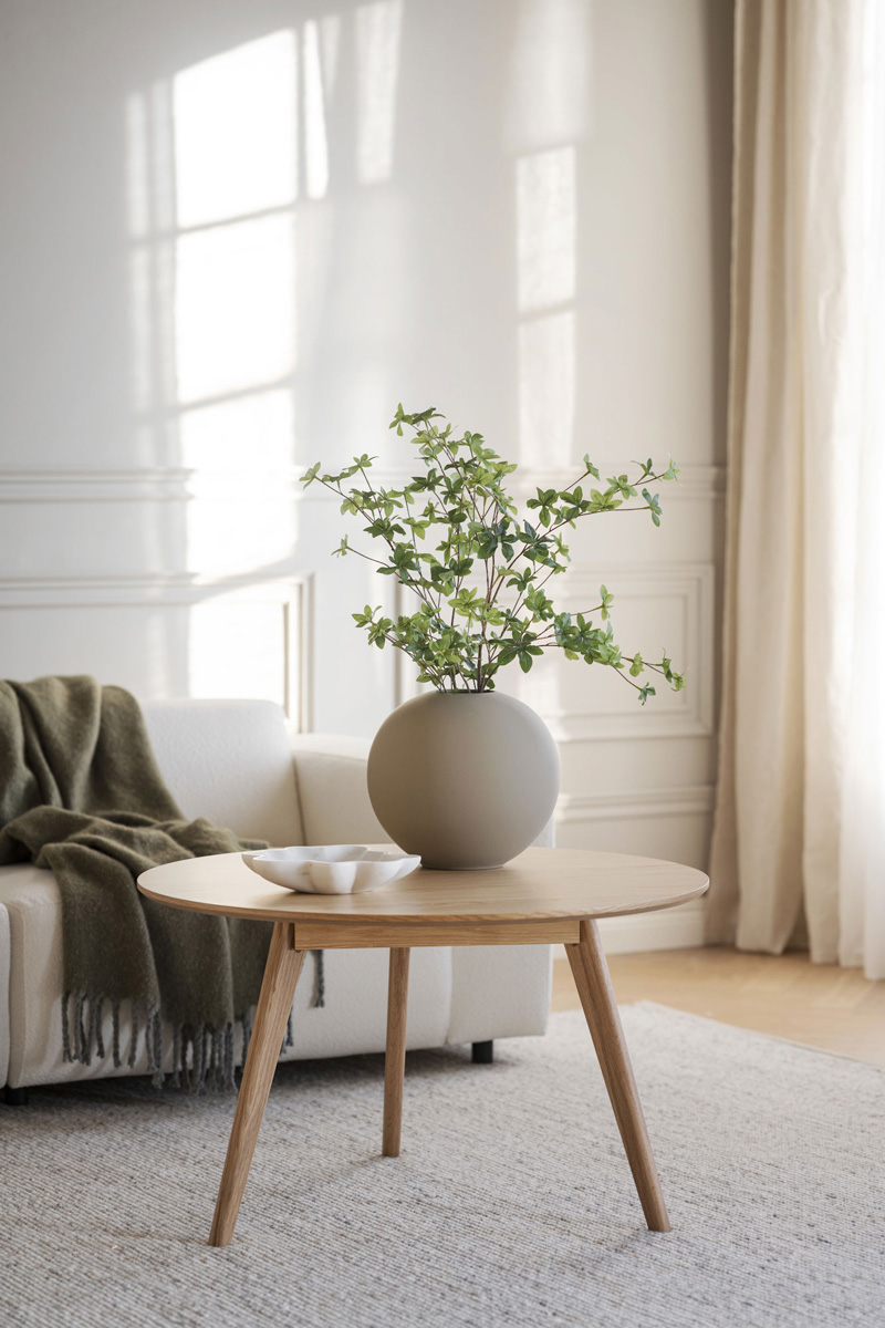 Salontafel Yumi rond Naturel
