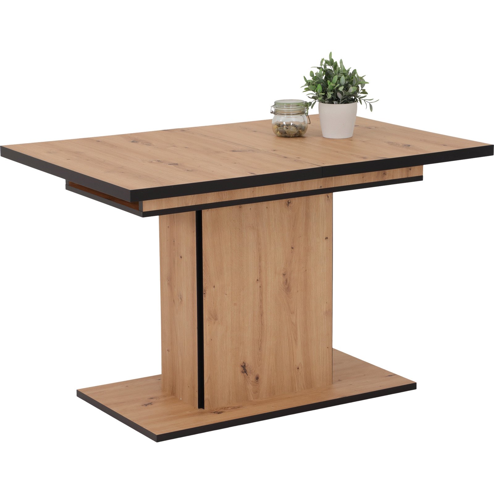 Tisch Ariana Dekor Eiche Artisan 120/160 x 76 x 80 cm