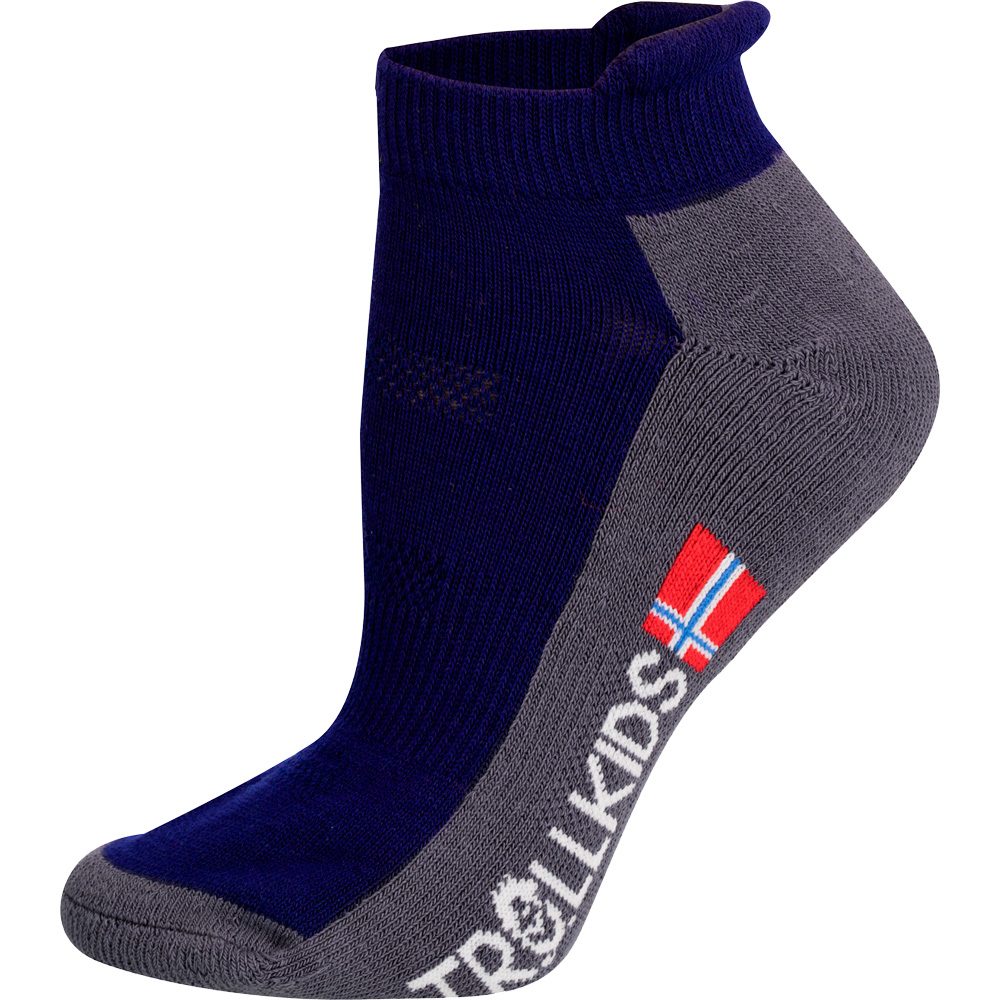 Trollkids Hiking Low Cut Socken Kinder navy