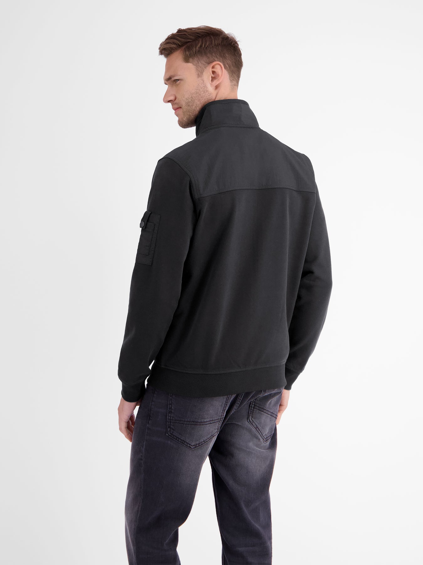 Sweatjacke in weicher Qualität