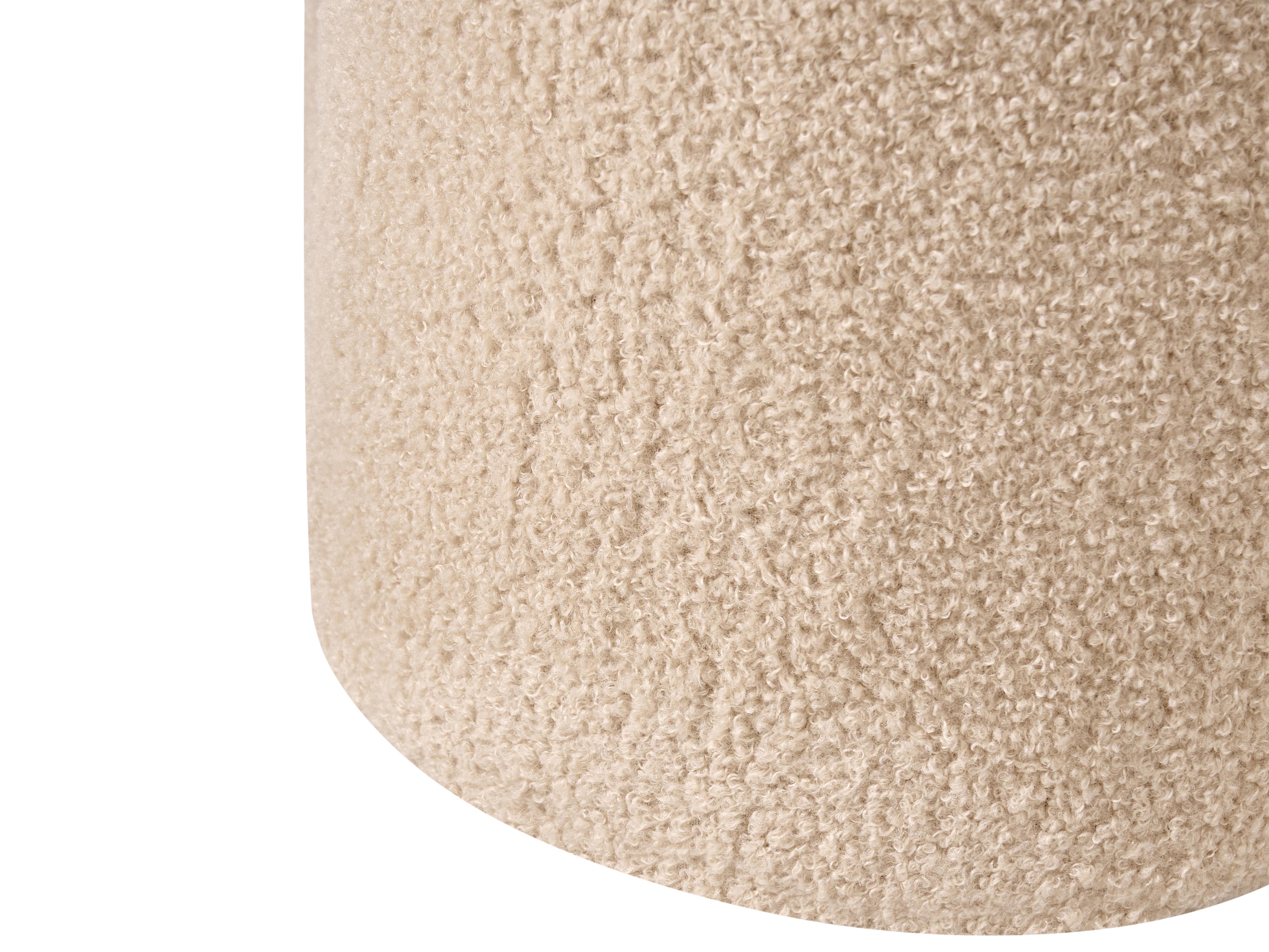Poef MANCOS Bouclé Beige