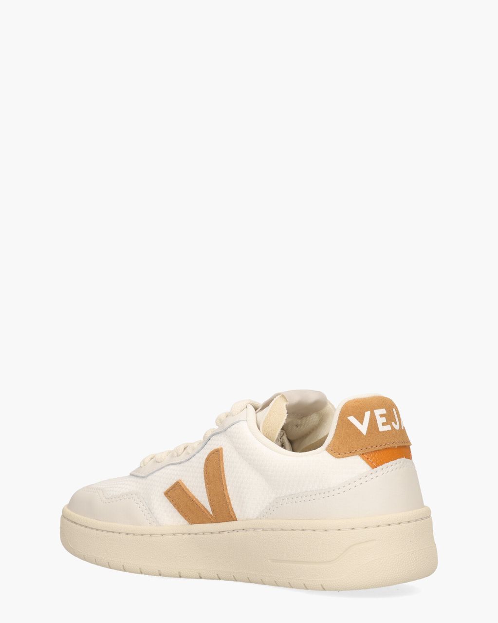 Veja V-90 B-Mesh Wit/Oranje Damessneakers