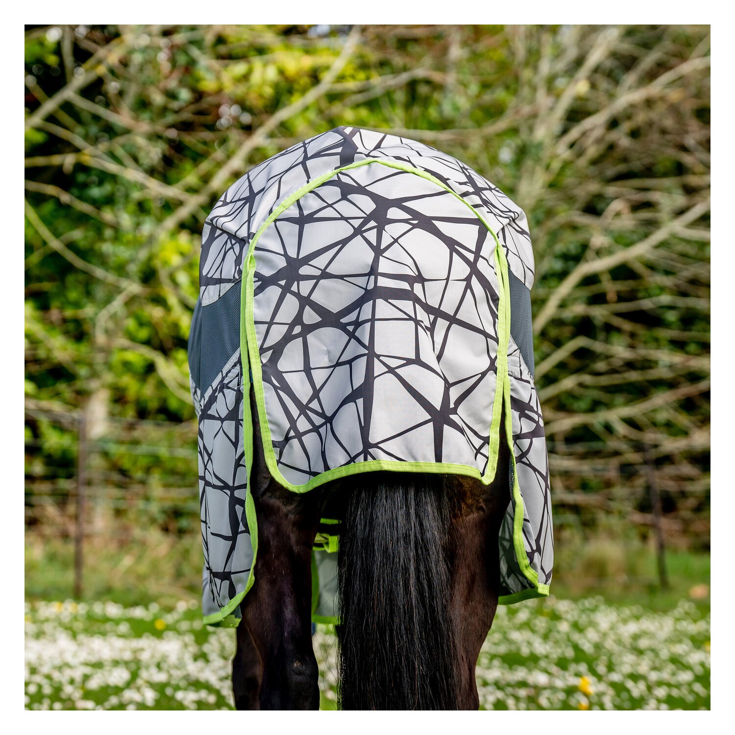 HORSEWARE AMIGO Weide- und Fliegendecke 3-in-1 Camofly - camoprint/lime
