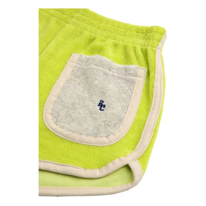 Bobo Choses Short Coton Bio Eponge | Vert anis