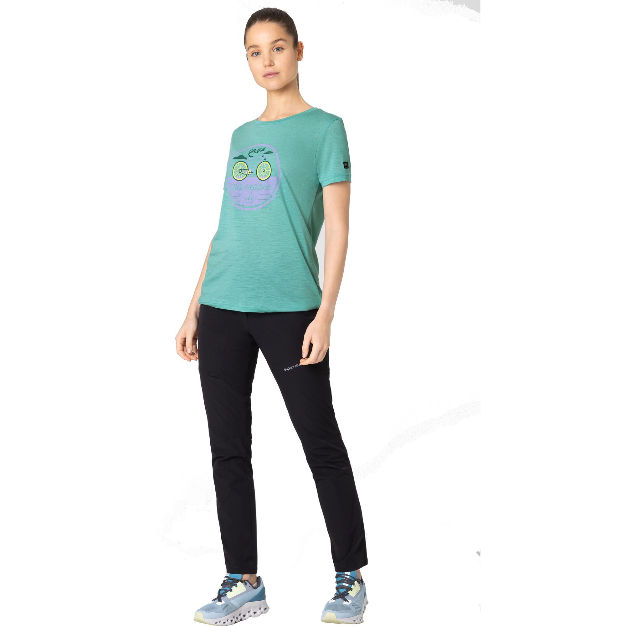 super.natural Go Out T-Shirt Damen wasabi