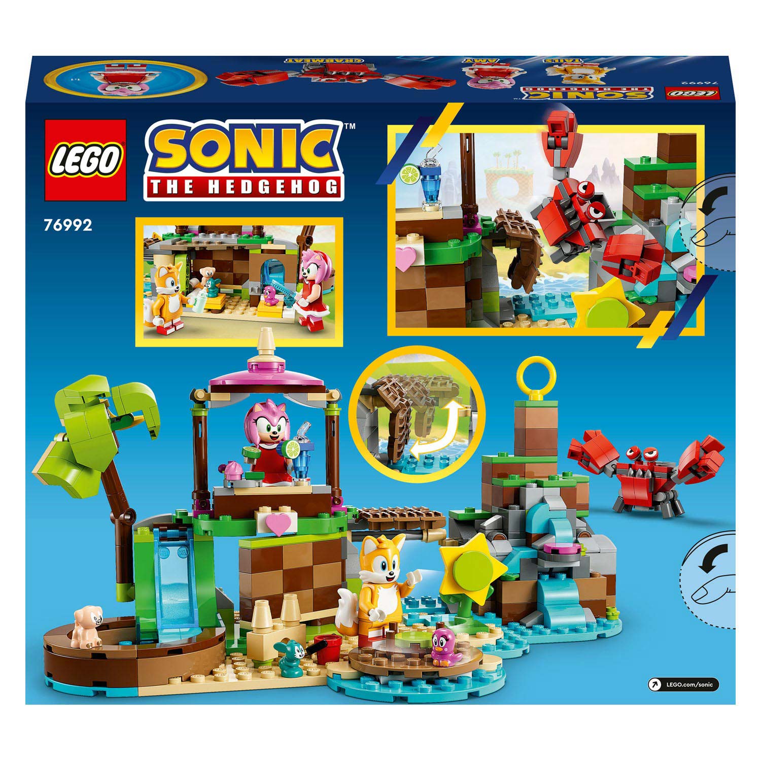 LEGO Sonic 76992 Amy's Dierenopvangeiland