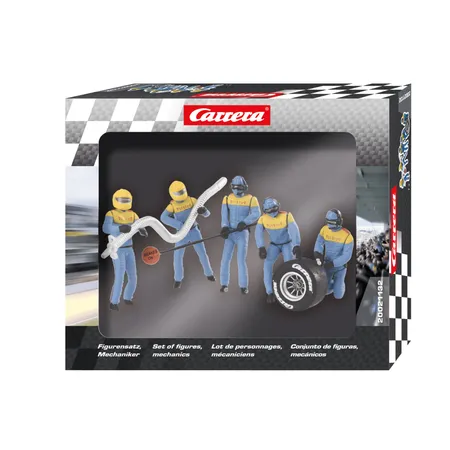 Carrera Digital 124, Digital 132 und EVOLUTION Figurensatz Mechaniker, blau