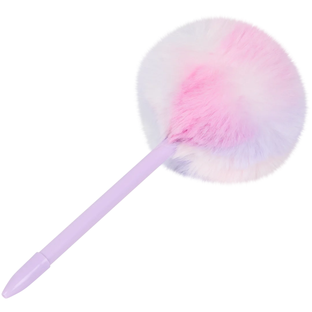 Stylo à bille avec pompon