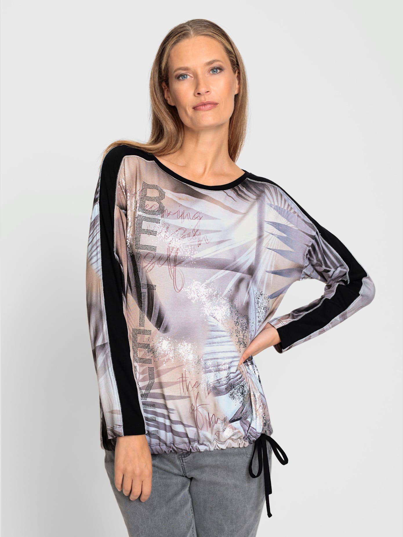 T-shirt motif imprimé exclusif