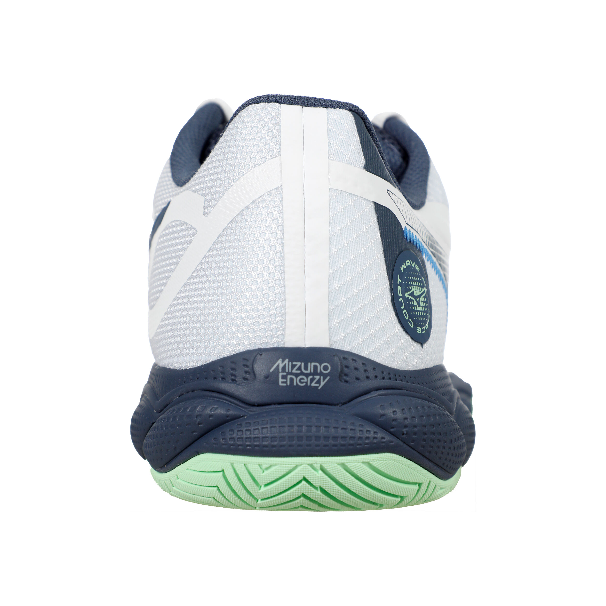 Mizuno Wave Enforce Court Chaussures Toutes Surfaces - Blanc , Bleu