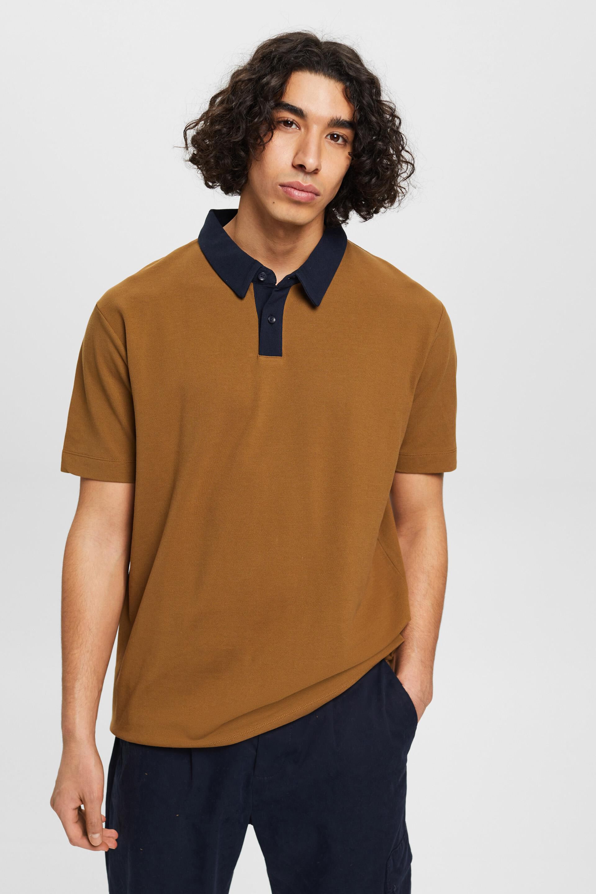Polo en maille piquée de coton