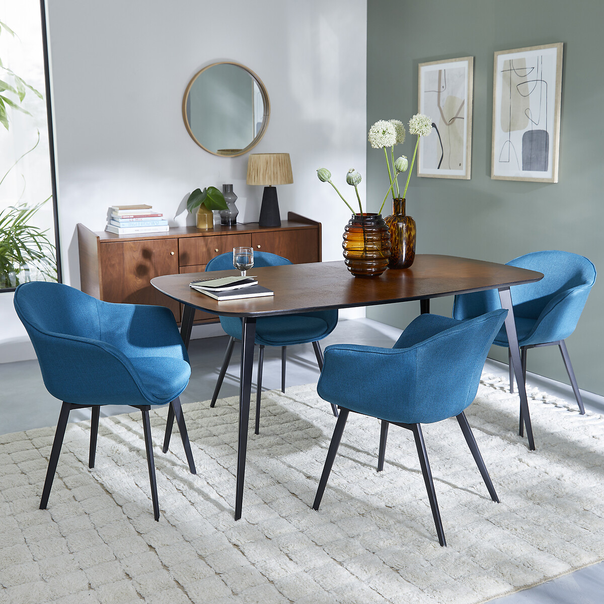 LA REDOUTE INTERIEURS<br>Mesa vintage, 6 pessoas. Watford