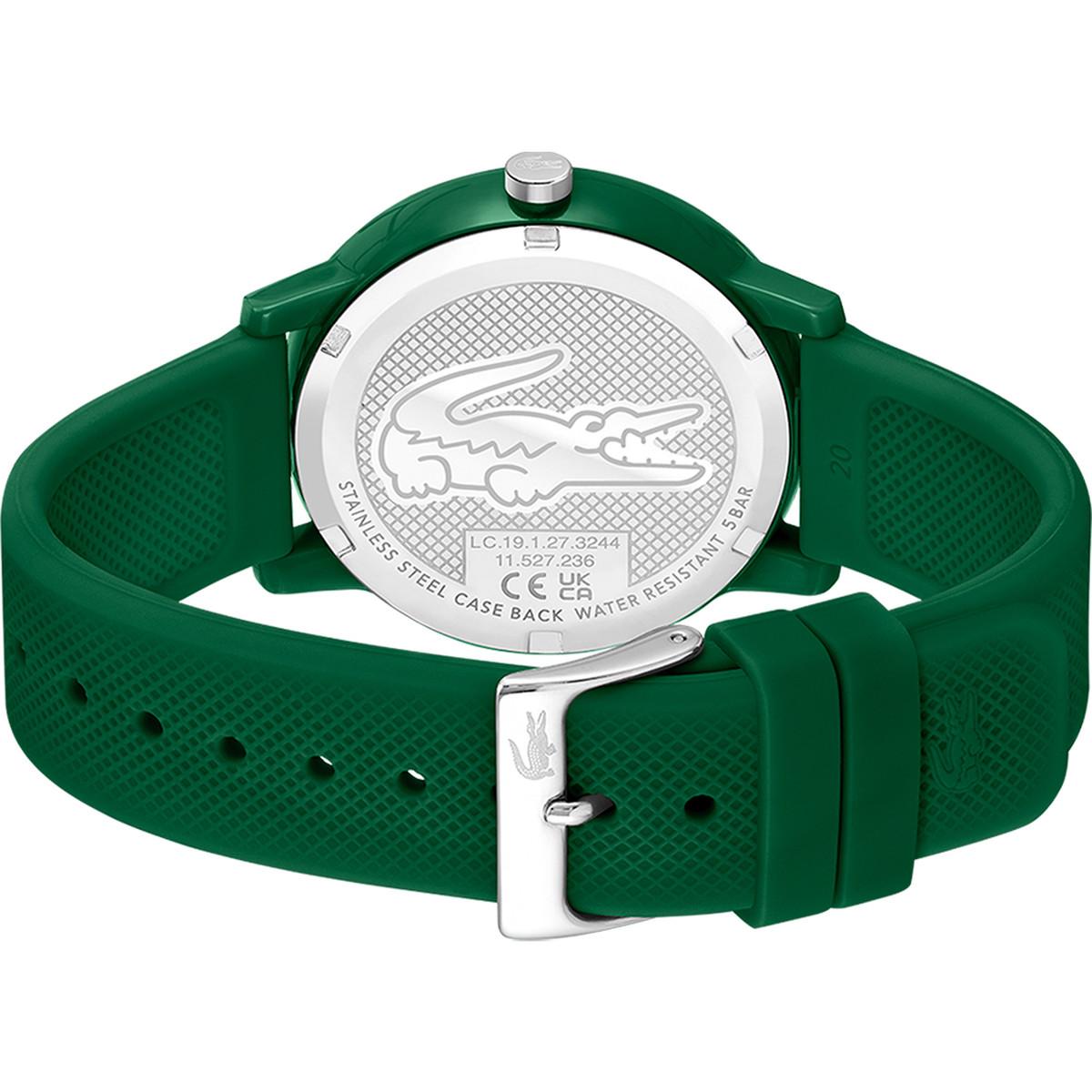 Montre Lacoste.12.12 homme résine bracelet silicone vert