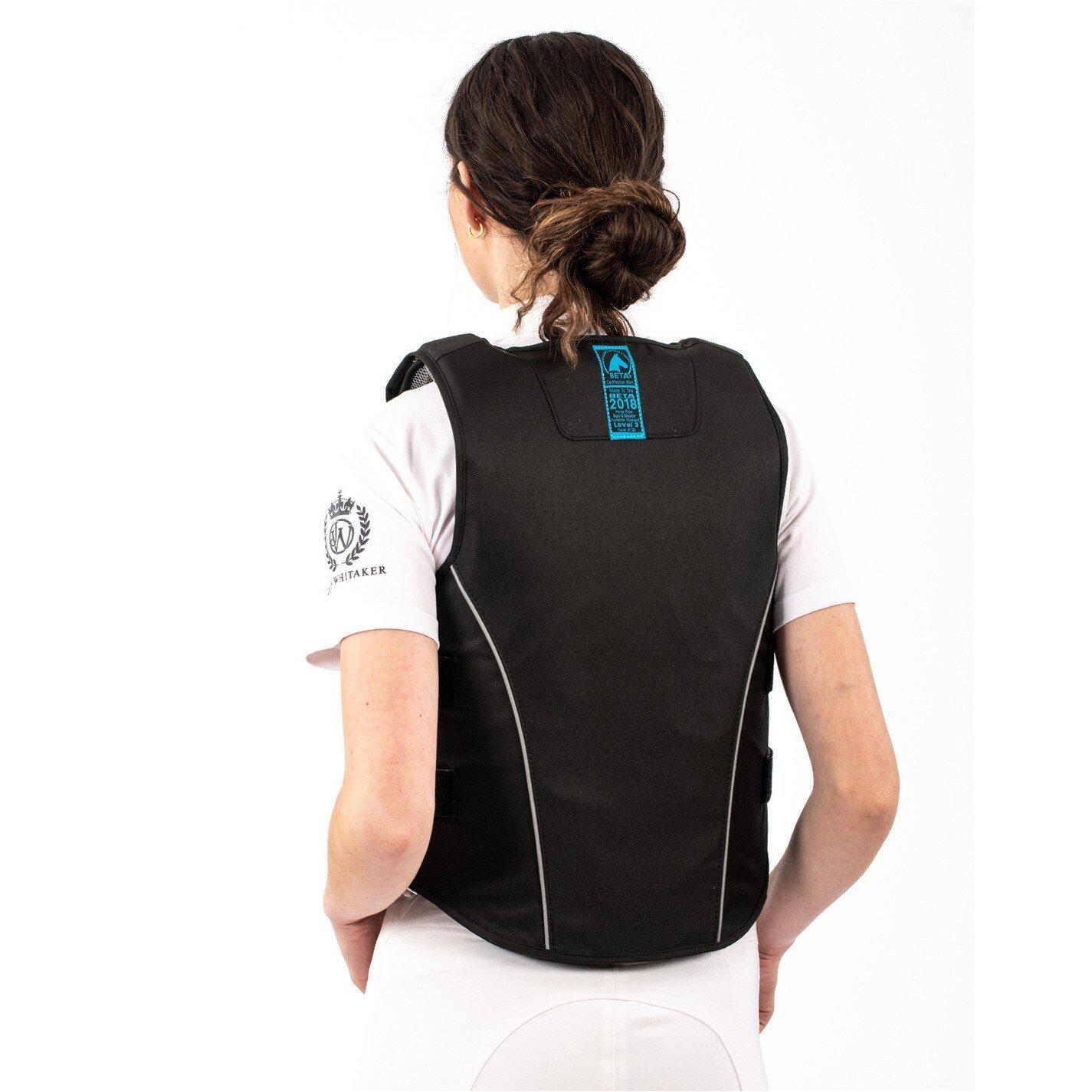 John Whitaker Adults Body Protector in black BETA Level 3